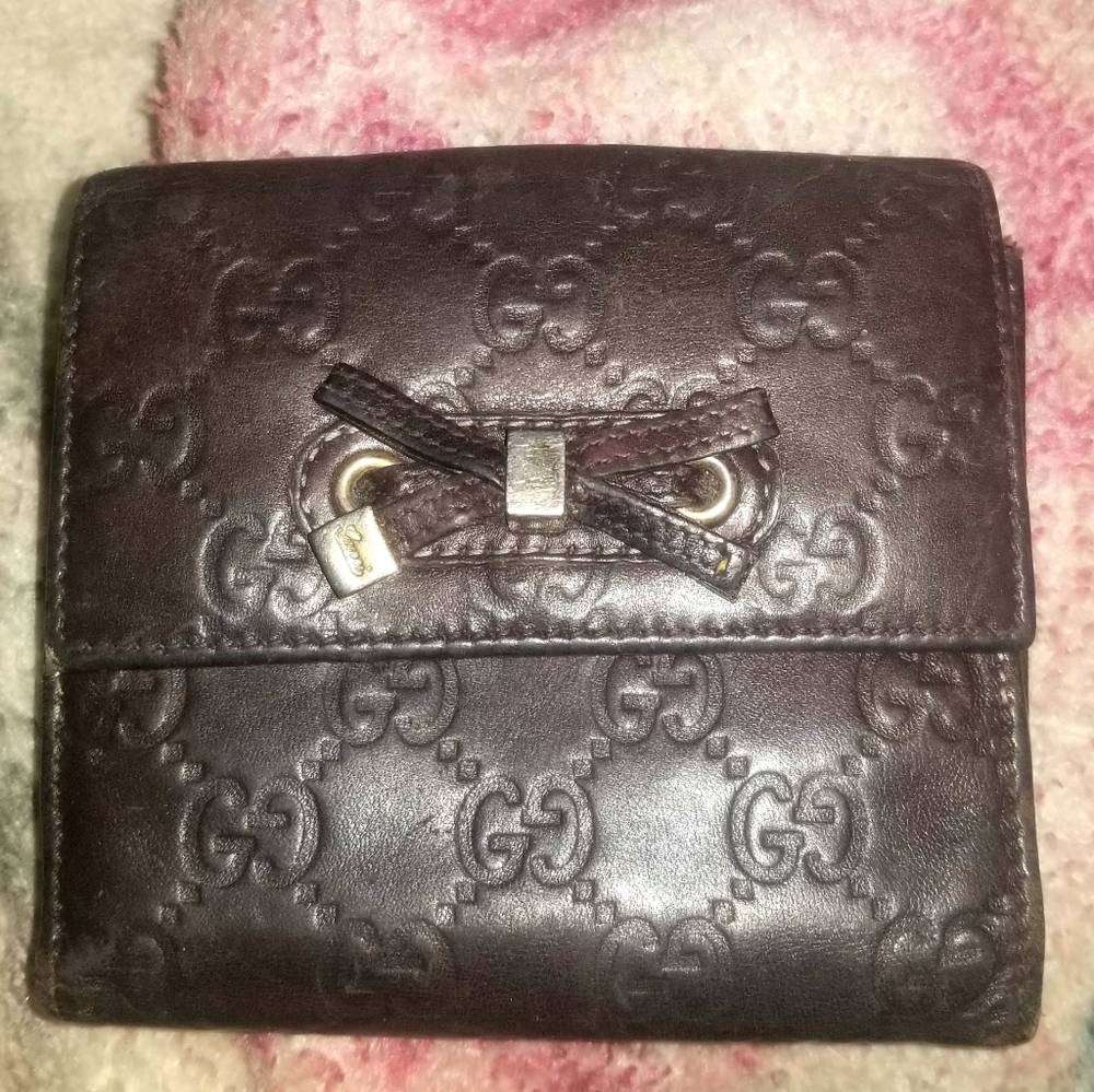 Gucci "Princy" Billfold w/ Coin Compartment Wallet